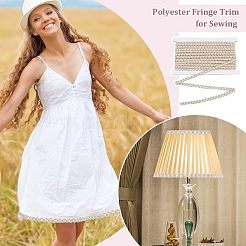 Polyester Wavy Ribbons&nbsp;OCOR-WH0085-29C