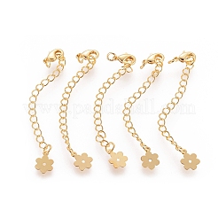 Long-Lasting Plated Brass Chain Extender&nbsp;X-KK-K210-18G