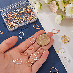 60Pcs 3 Colors 304 Stainless Steel Leverback Earring Findings&nbsp;STAS-BBC0005-31