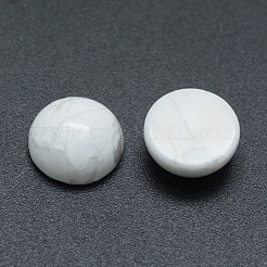 天然石ハウライトカボション  半円  8x3.5~4mm&nbsp;X-G-P393-R32-8MM
