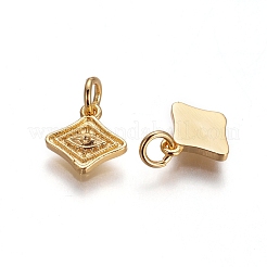 Brass Pendant Rhinestone Settings&nbsp;KK-I656-20G