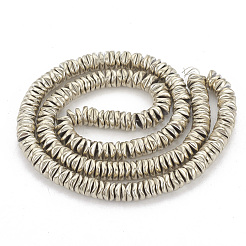 Electroplate Non-magnetic Synthetic Hematite Beads Strands&nbsp;G-N0322-01D