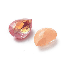 Electroplate K9 Glass Rhinestone Cabochons&nbsp;RGLA-M016-B01-AM