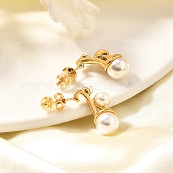 304 Stainless Steel Stud Earrings&nbsp;EJEW-A123-01A-G