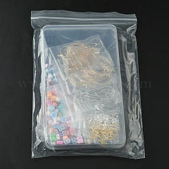 DIY バタフライ ガラス & 花ポリマークレイ ビーズ イヤリング作成キット  ミックスカラー  26x0.7mm  穴：2mm&nbsp;DIY-YW0008-64