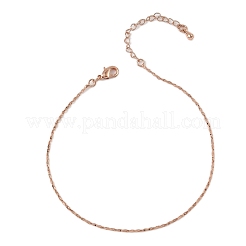 Brass Link Chain Bracelets for Women&nbsp;BJEW-G735-06RG