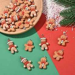 15Pcs 3 Styles Christmas Opaque Resin Pendants&nbsp;RESI-YW0004-76