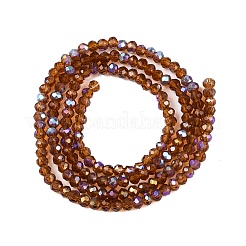 Electroplate Glass Beads Strands&nbsp;LS-EGLA-A044-T1mm-L02