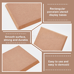 中密度繊維板 (MDF) シート  フォトフレームアクセサリー用  長方形  淡い茶色  29.7x15x1.5cm&nbsp;DIY-WH0304-798C