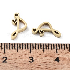 304 Stainless Steel Charms&nbsp;STAS-M327-02G-P