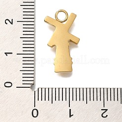 Ion Plating(IP) 304 Stainless Steel Pendants&nbsp;STAS-P371-024G