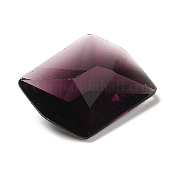 ポイントガラスラインストーンカボション  多面カット  ポリゴン  ミックスカラー  17x13x7.5~8mm&nbsp;GLAA-B012-48B