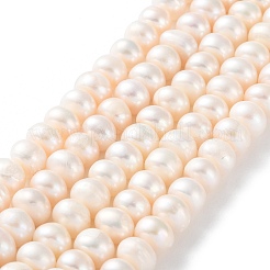 Natural Cultured Freshwater Pearl Beads Strands&nbsp;PEAR-I007-02N-01C