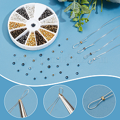 1823Pcs 12 Style Brass Crimp Beads&nbsp;FIND-PH0018-83