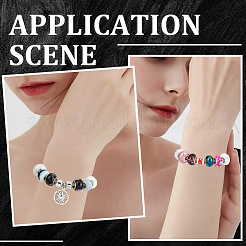 6Pcs Brass European Style Bracelet Jewelry Making&nbsp;PPJ-SC0001-02