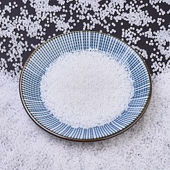 MIYUKIデリカビーズ  シリンダー  日本製シードビーズ  11/0  （db0851)マットクリスタルab  1.3x1.6mm  穴：0.8mm  約100000個/500g&nbsp;SEED-MY11-DB0851