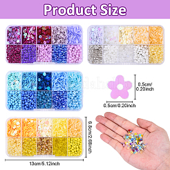 Diy Paillette and Seeds Beads Kits&nbsp;DIY-YW0017-31A