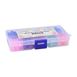 Baking Paint Crackle Glass Beads&nbsp;DGLA-X0008