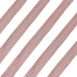 1mメッシュリボン  銅網糸  サドルブラウン  17~19x0.4mm  約1.09ヤード（1m）/セット&nbsp;PNT-TA0001-01A