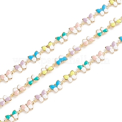Brass Enamel Link Chains&nbsp;LS-CHC-E021-09A