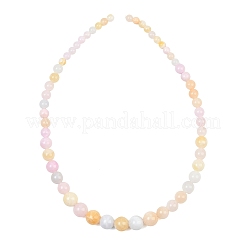 Natural Green Jade Graduated Beads Strands&nbsp;GG-CBA2AE1-A06-B
