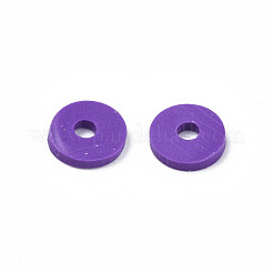Handmade Polymer Clay Beads Strands&nbsp;CLAY-R089-6mm-013