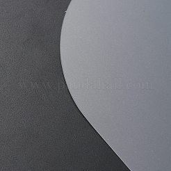 Pp プラスチック ブーツのサポート  ブートツリー  小売店の靴のディスプレイスタンドフォームインサート  ホワイトスモーク  240x238x0.5mm  穴：20mm&nbsp;AJEW-WH0258-715B-01