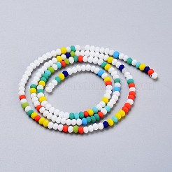 Faceted Glass Beads Strands&nbsp;GLAA-F106-B-F10