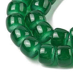 ベーキングメッキガラスビーズ連売り  イミテーション翡翠  バレル  ミックスカラー  8x6mm  穴：1.4mm  約59個/連  14.17''（36センチメートル）&nbsp;GLAA-H036-01