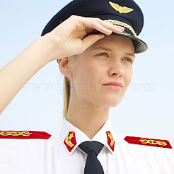 Polyester Professional Uniform Epaulettes&nbsp;DIY-WH0591-009A