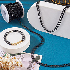 Oval Oxidation Aluminum Curb Chains&nbsp;CHA-TA0001-13