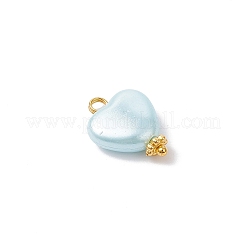 Opaque Acrylic Heart Pendants&nbsp;PALLOY-JF04283-02