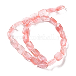 Cherry Quartz Glass Beads Strands&nbsp;G-K357-D07-01