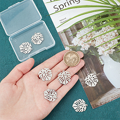 12Pcs 201 Stainless Steel Pendants&nbsp;STAS-UN0054-39