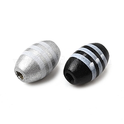 Printed Schima Wood Beads&nbsp;WOOD-L022-02A