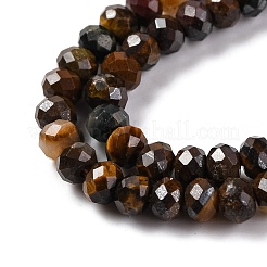 Natural Tiger Eye Beads Strands&nbsp;G-H003-B04-02A