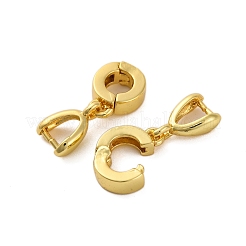 Rack Plating Brass Links Peg Bails&nbsp;KK-Z070-29G