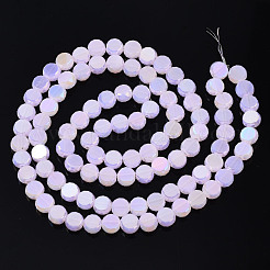 Electroplate Transparent Glass Beads Strands&nbsp;EGLA-Q125-002-B02