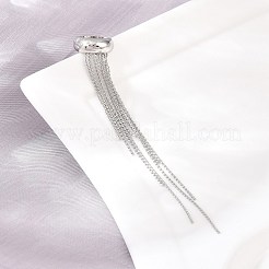 304 Stainless Steel Tassel Cuff Earrings for Women&nbsp;SA-H003-06P