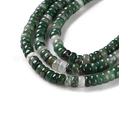 天然な青海ヒスイビーズ連売り  ロンデル  4~4.5x2~2.4mm  穴：1.2mm  約155~163個/連  15.24''~15.31''（38.7~38.9センチメートル）&nbsp;G-K343-C31-01