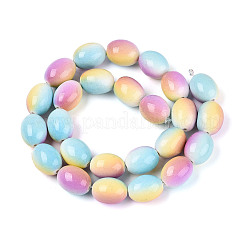Spray Painted Synthetic Turquoise Beads Strands&nbsp;TURQ-T004-15C