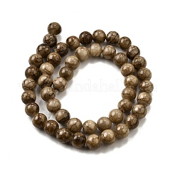 Natural Striped Stone Beads Strands&nbsp;G-D315-A01-03-8mm