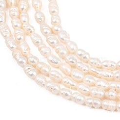 Natural Cultured Freshwater Pearl Beads Strands&nbsp;PEAR-D003-01D-04