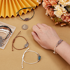 8Pcs 4 Colors 304 Stainless Steel Macrame Pouch Bracelet Making for Stone Holder&nbsp;AJEW-PH0011-84