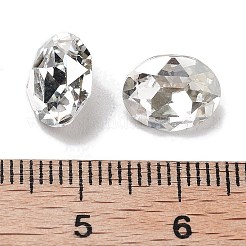 K9 Glass Rhinestone Cabochons&nbsp;GLAA-H034-06D-001SS
