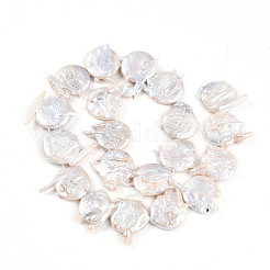 Natural Baroque Keshi Pearl Beads Strands&nbsp;PEAR-S018-06F-01