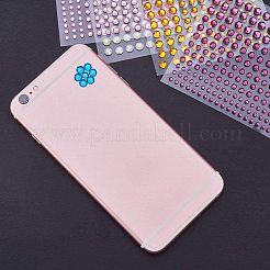 Transparent Acrylic Rhinestone Sticker&nbsp;DIY-WH0012-03