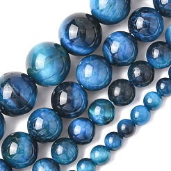 1 Strand Natural Tiger Eye Bead Strands&nbsp;G-YW0002-39A