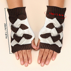 Polyacrylonitrile Fiber Yarn Knitting Fingerless Gloves&nbsp;COHT-PW0001-13C
