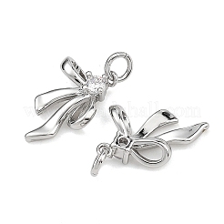 SHEGRACE Brass Clear Cubic Zirconia Pendants&nbsp;XGRQ2O632-418P